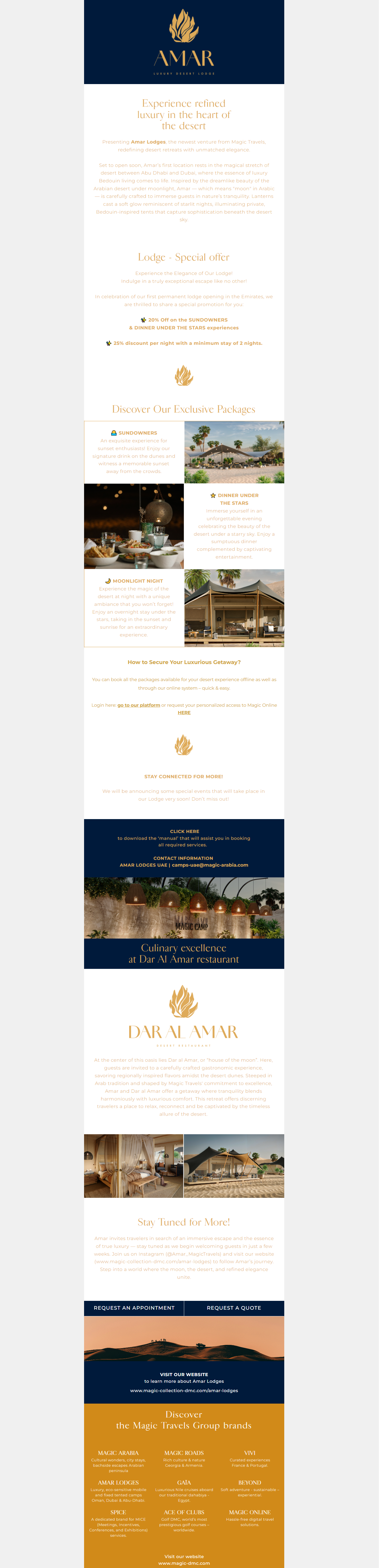 Amar launch newsletter