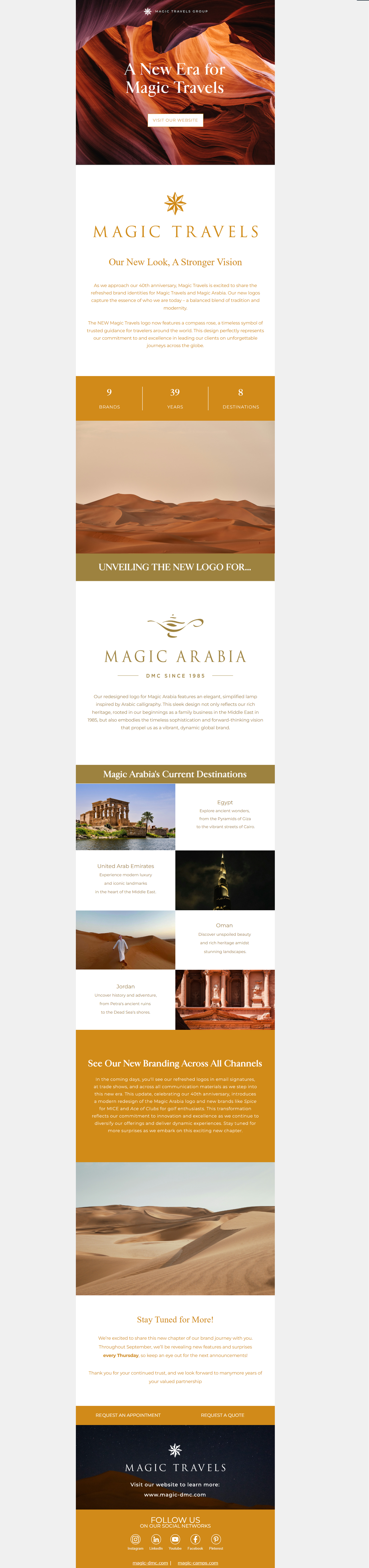 Rebranding newsletter